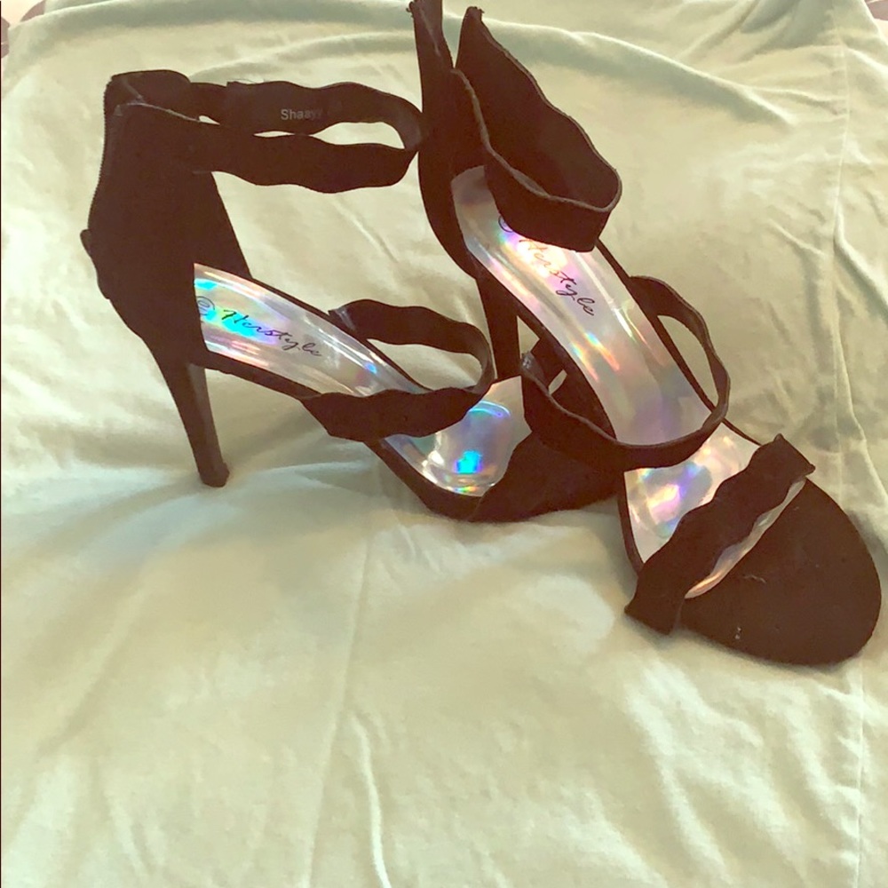 Gently worn stilettos